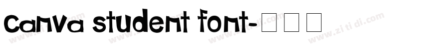 canva student font字体转换